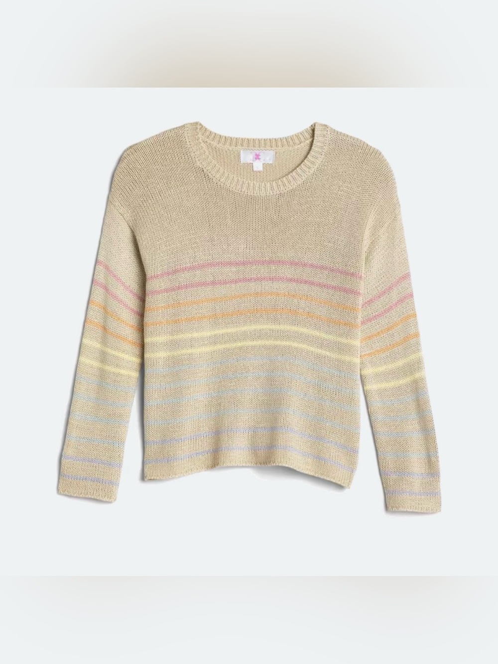 NWT Kids Beige Striped Sweater